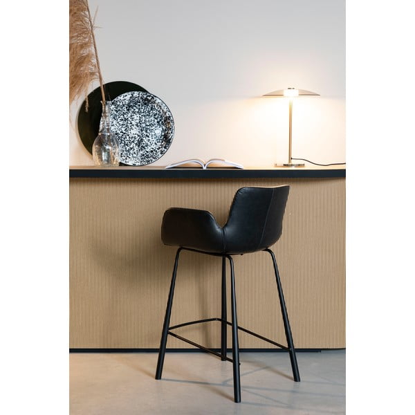 Šedá/ve zlaté barvě LED stmívatelná stolní lampa se skleněným stínidlem (výška 42 cm) Float – Zuiver-image-3