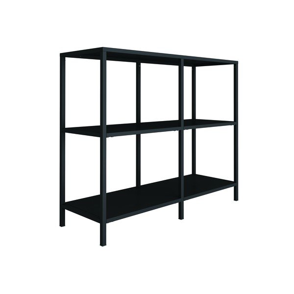 Černý kovový regál Canett Lite, šířka 100 cm-image-4