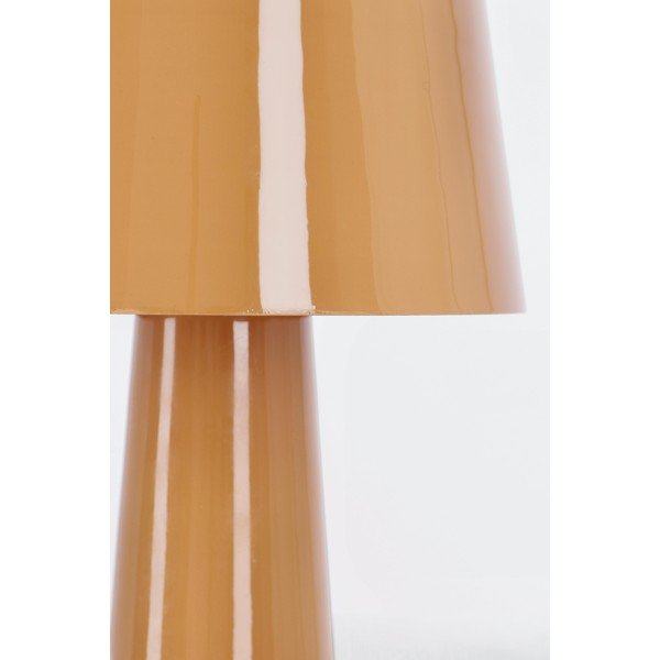 Oranžová kovová LED stolní lampa s kovovým stínidlem (výška 51 cm) Turner – Bizzotto-image-3