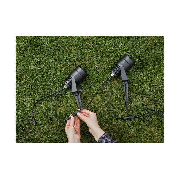 Černé nástěnné svítidlo Markslöjd Garden 24, 9 W-image-4