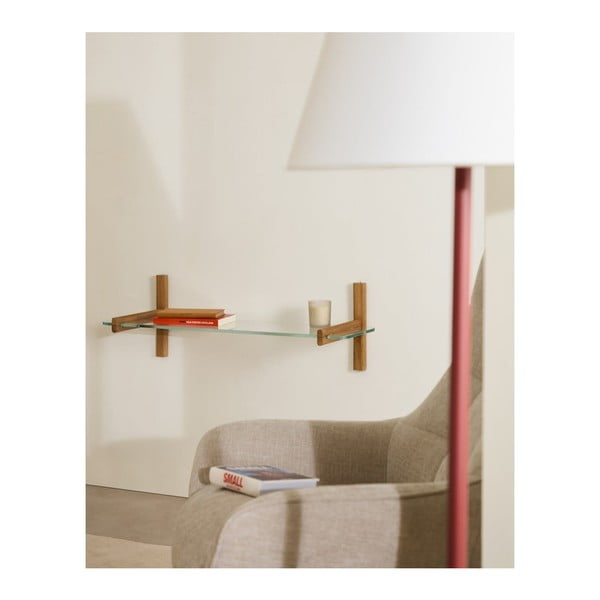 Skleněná komponenta - police 90x10 cm Sitra – Kave Home-image-1