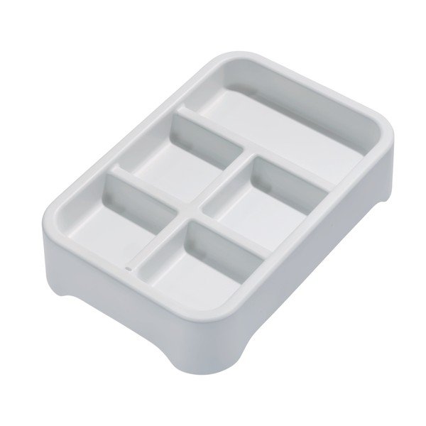 Šedý organizér na šperky iDesign Eco Bin 5, 28,12 x 19,23 cm-image-2