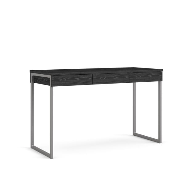 Černý pracovní stůl Tvilum Function Plus, 126 x 52 cm-image-3