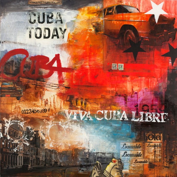 Freja Cuba Today, 100x100 cm