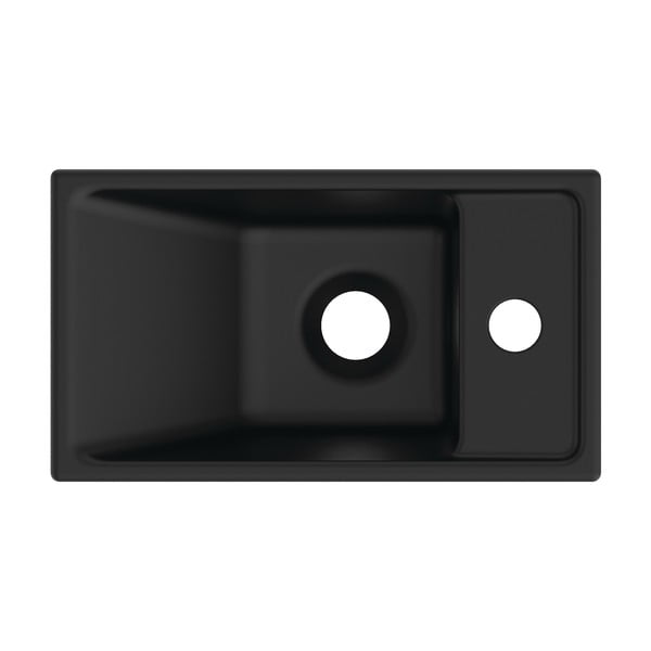 Matně černé keramické umývátko 37x21 cm i.Life S – Ideal Standard-image-3
