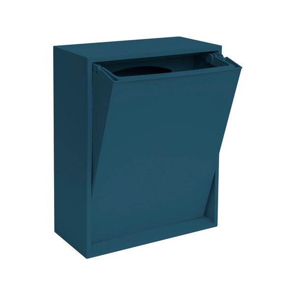 Modrý odpadkový koš na tříděný odpad/nástěnný z recyklovaného plastu Recycling Box – ReCollector