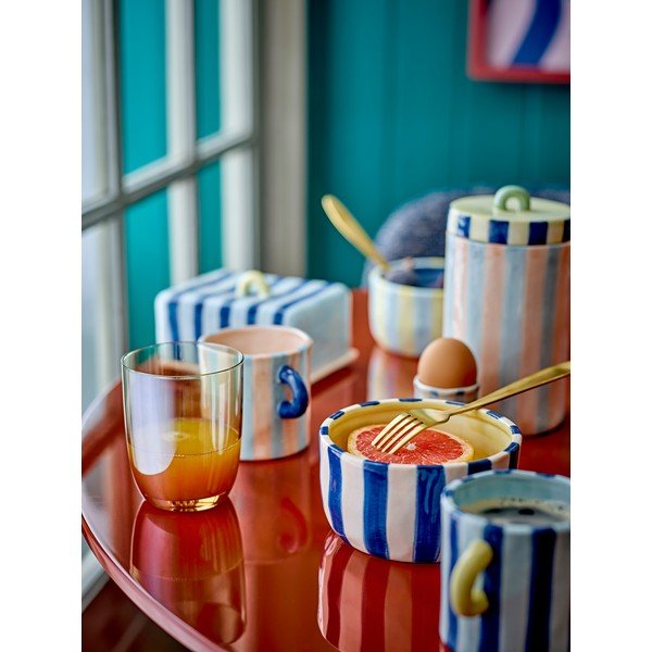 Modré/růžové keramické hrnky v sadě 2 ks 250 ml Phoenix – Bloomingville-image-4