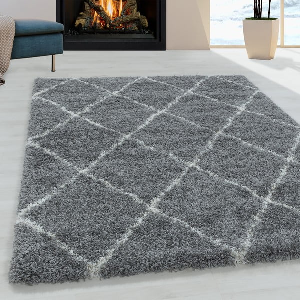 Šedý koberec 60x110 cm Alvor – Ayyildiz Carpets-image-1
