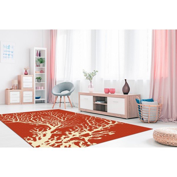 Červený venkovní koberec Floorita Coral, 133 x 190 cm-image-4