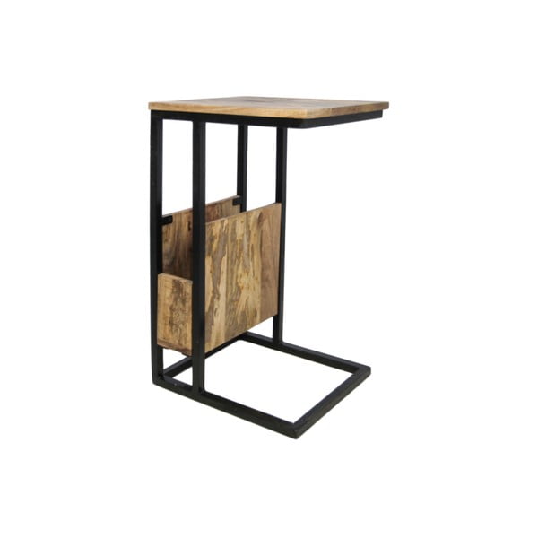 Příruční stolek z neopracovaného mangového dřeva HSM collection Carro