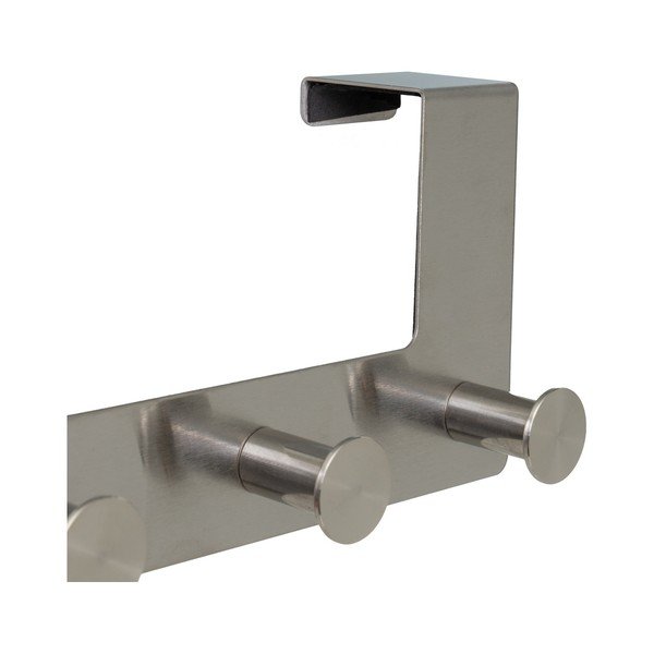 Kovový věšák na dveře v matně stříbrné barvě 35 cm – Casa Selección-image-2