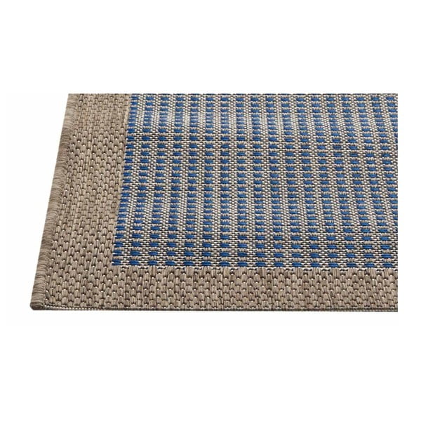 Modrý venkovní koberec Floorita Chrome, 135 x 190 cm-image-1