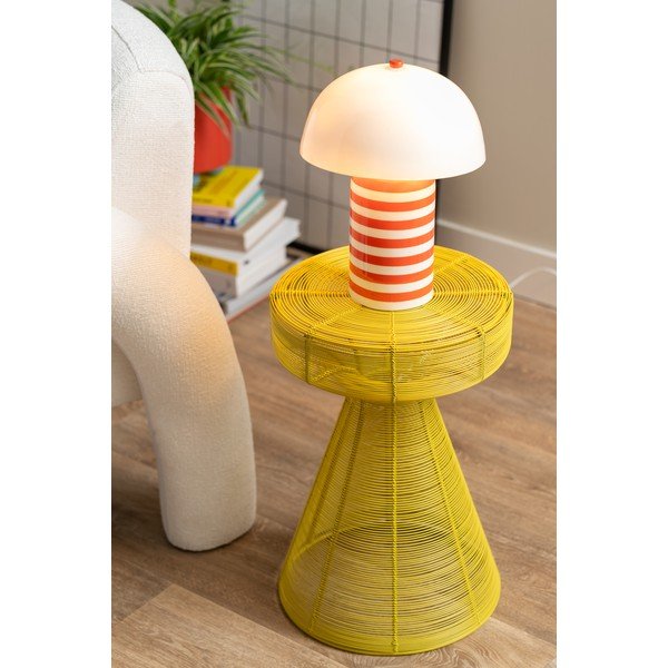 Kovový kulatý odkládací stolek ø 30,5 cm Cuerda Corcho – Leitmotiv-image-1