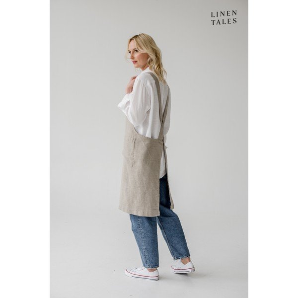 Lněná zástěra Crossback – Linen Tales-image-1