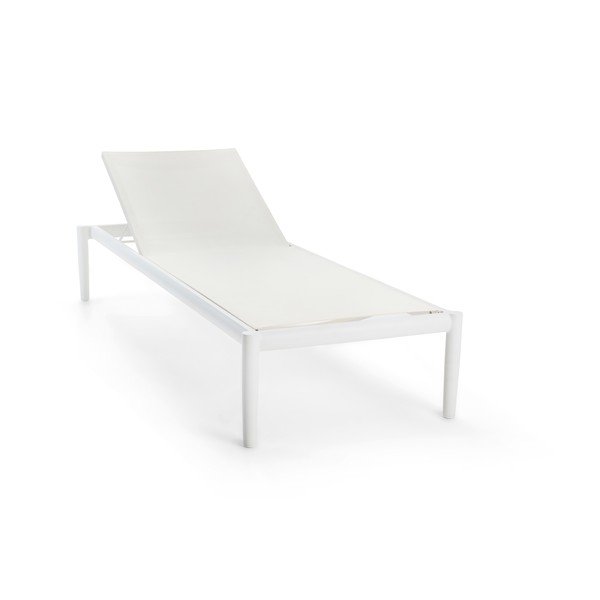 Krémové kovové zahradní lehátko Switch – Diphano-image-3