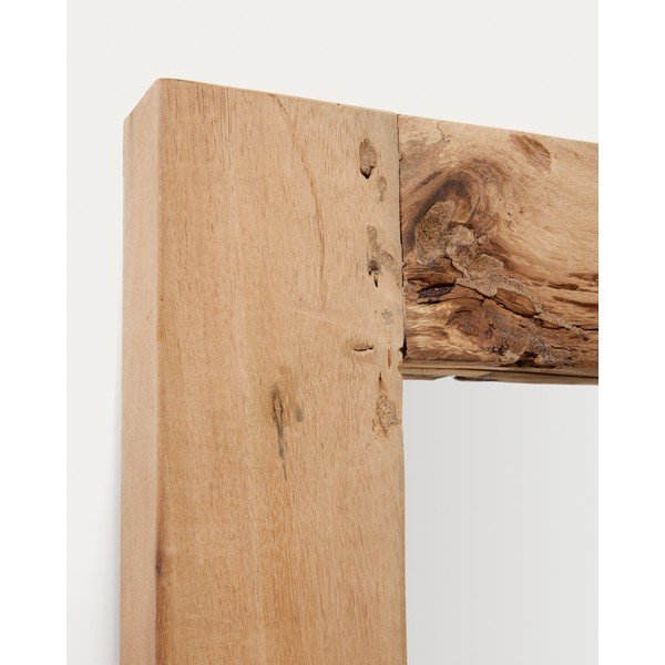 Nástěnné zrcadlo s dřevěným rámem 80x180 cm Maden – Kave Home-image-2