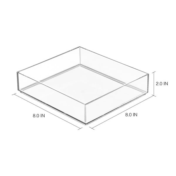 Transparentní organizér iDesign Clarity, 20 x 20 cm-image-1