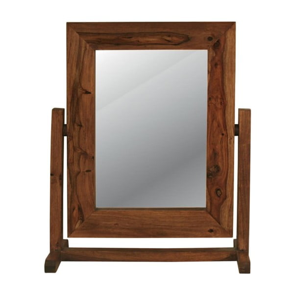 Zrcadlo na stojanu s rámem z palisandrového dřeva Massive Home Irma
