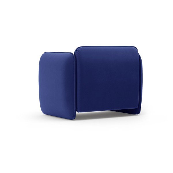 Modré sametové křeslo Georgia – Micadoni -image-3