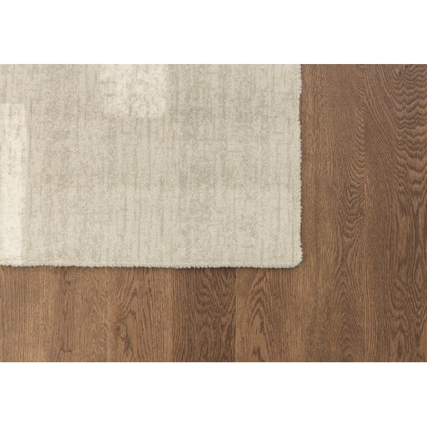 Šedobéžový vlněný koberec 133x190 cm Agnus Brush Lines – Agnella-image-4