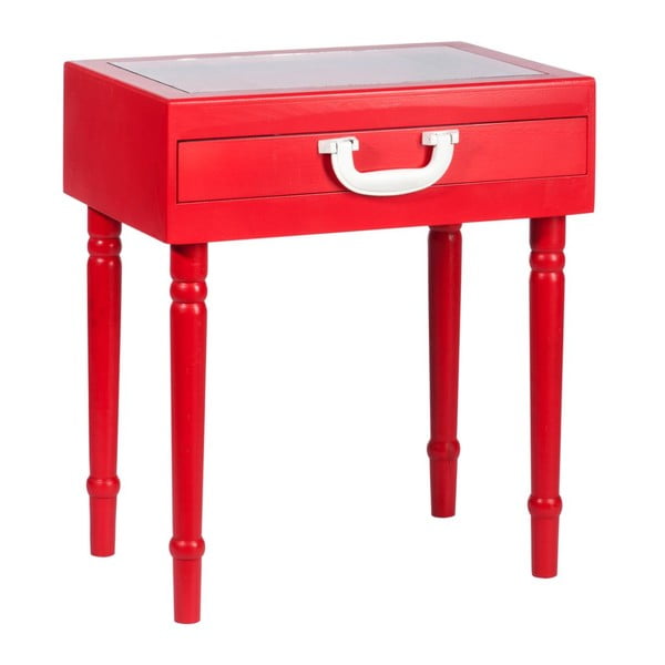 Odkládací stolek Diva Red, 45x32x52 cm