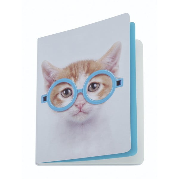 Zápisník Glasses Cat
