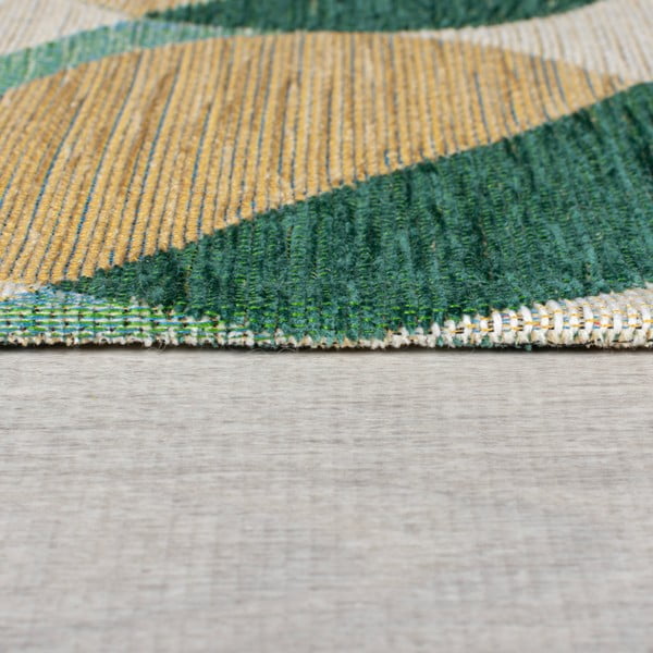 Žluto-zelený koberec 120x170 cm Carlos Circle Geo – Flair Rugs-image-4