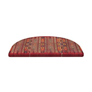 Červené nášlapy na schody v sadě 16 ks 65x20 cm Anatolia - Vitaus