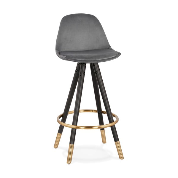Tmavě šedá barová židle Kokoon Carry Mini, výška sedáku 65 cm
