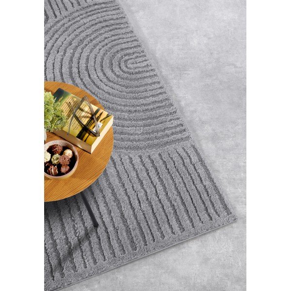 Šedý koberec 200x280 cm Chappe Light Grey – Elle Decoration-image-2