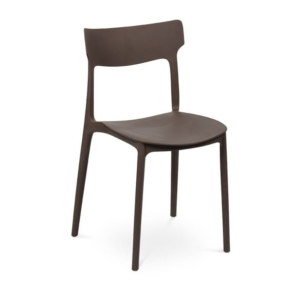 Hnědá plastová zahradní židle Biá – Bonami Essentials