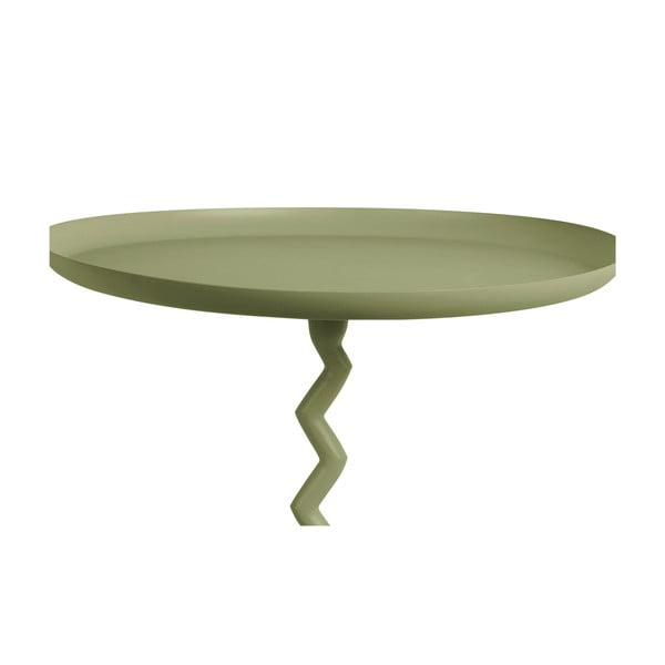 Kovový kulatý odkládací stolek ø 40 cm Zig Zag – Leitmotiv-image-2