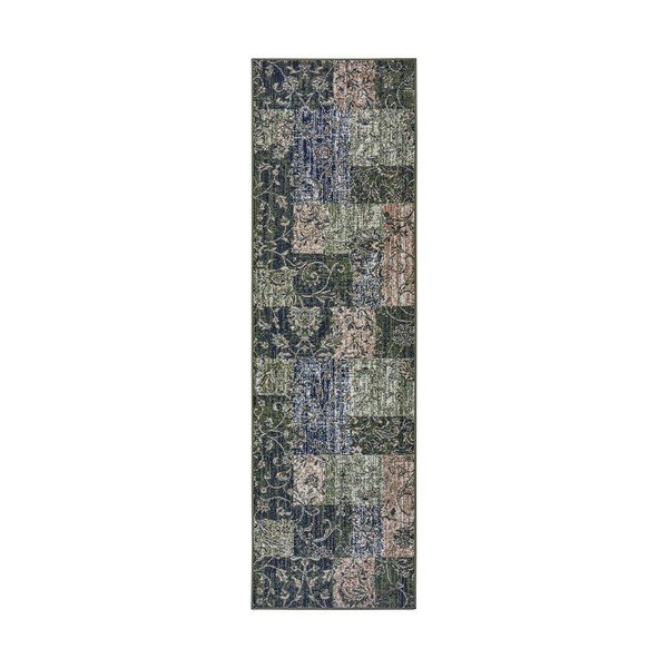 Zelený koberec běhoun 250x80 cm Kirie - Hanse Home