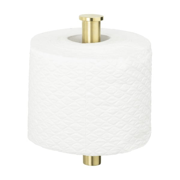 Samodržící držák na toaletní papír z nerezové oceli Orea Gold – Wenko-image-2