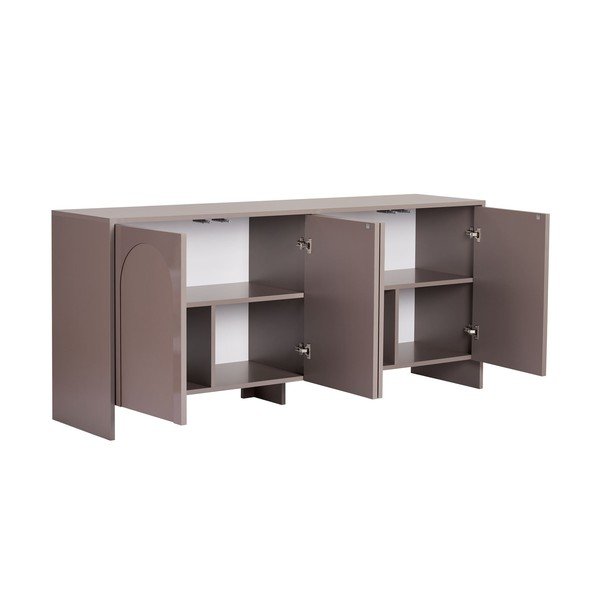 Taupe komoda 180x80x45 cm Arlen  – Kalune Design-image-4