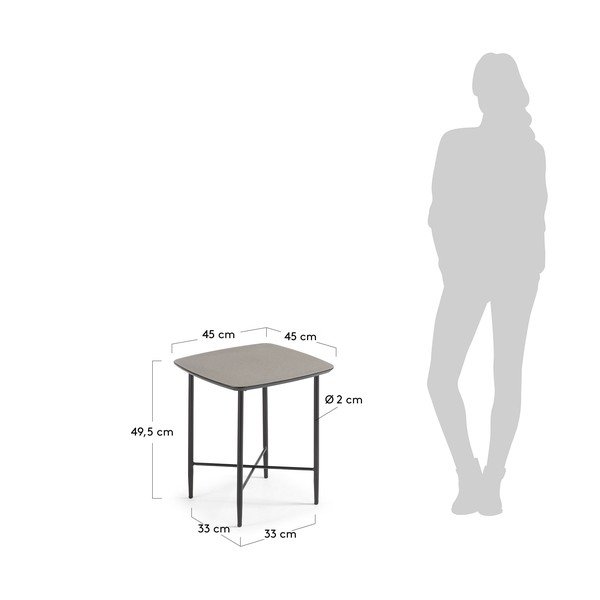 Příruční stolek La Forma Smod, 45 x 45 cm-image-3