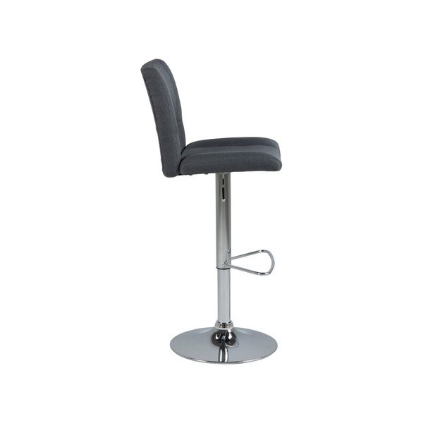 Sada 2 tmavě šedých barových židlí Actona Wilma Barstool-image-1