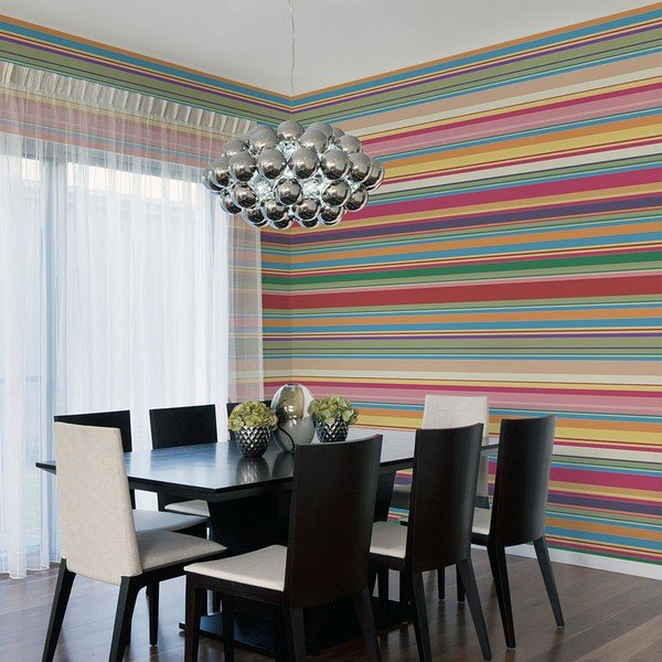 Velkoformátová tapeta Artgeist Subdued Stripes, 200 x 154 cm-image-1