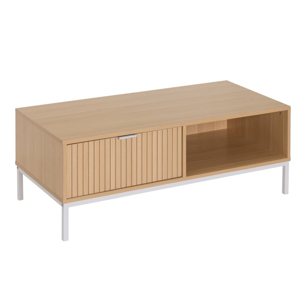 Konferenční stolek v dekoru dubu v přírodní barvě 50x110 cm Mid-Lines – Casa Selección