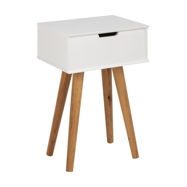 Bílý noční stolek Mitra - Actona-image-3