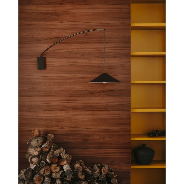 Černé nástěnné svítidlo ø 35 cm Kally – Kave Home-image-2