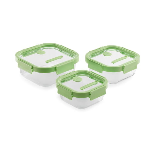 Potravinové krabičky v sadě 3 ks – Lékué