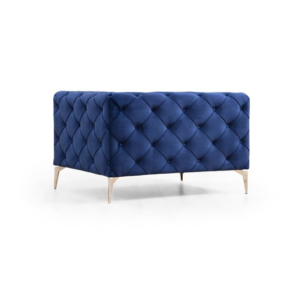 Tmavě modré křeslo Como – Artie-image-2