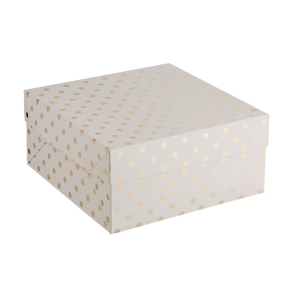 Papírová puntíkatá krabice Mason Cash Cake, 32,5 x 37 cm