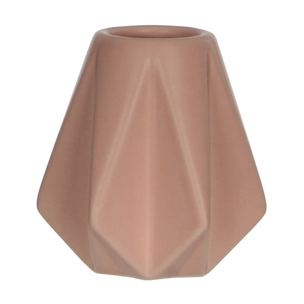Růžová keramická váza Mica Gem, 9 x 9 cm