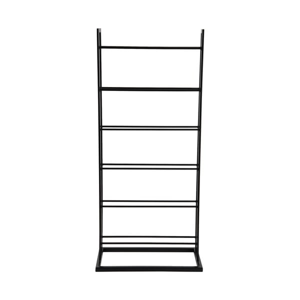 Černý kovový regál na víno počet lahví 5 38x84,5x20 cm Single Floor – PT LIVING