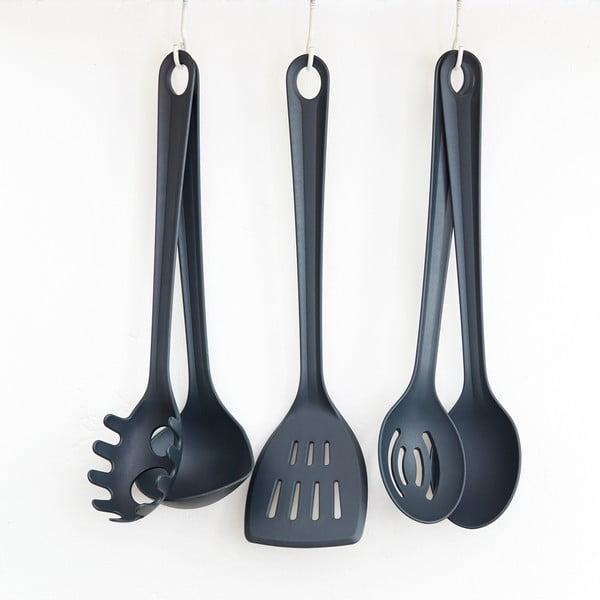 Set 5 šedých kuchyňských nástrojů Steel Function Roma