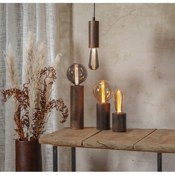 Tmavě hnědé závěsné svítidlo Tub – Star Trading-image-3