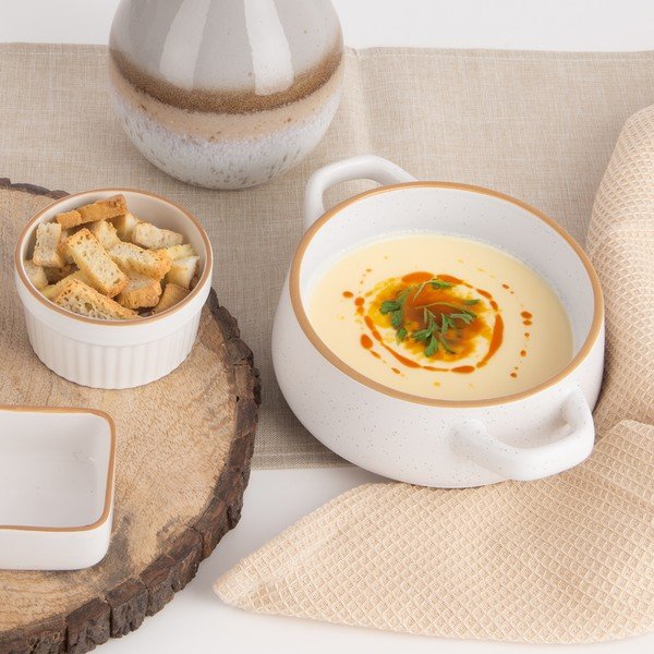 Krémové keramické misky v sadě 4 ks 850 ml Statek – Orion-image-1