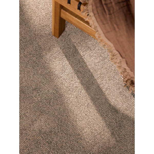 Béžový ručně tkaný kulatý koberec s příměsí vlny ø 160 cm Kari Organic – Villeroy&Boch-image-3